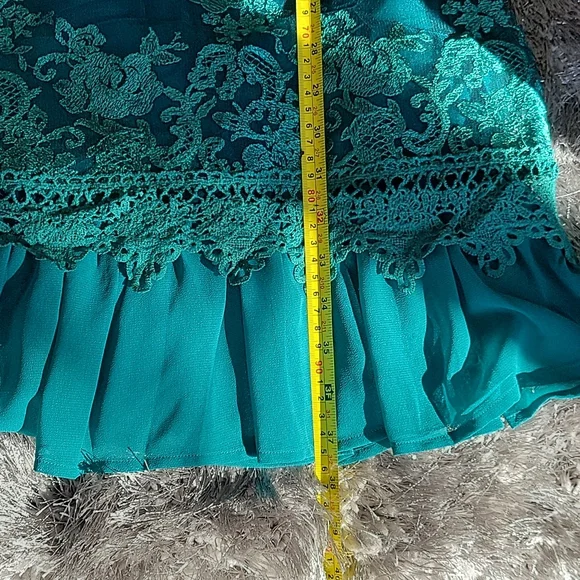 NWT Southern Fried Chics "Swept Away Dress" in Peacock - Large - Picture 9 of 9